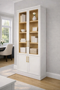 The Celeste White Modern Bookshelf