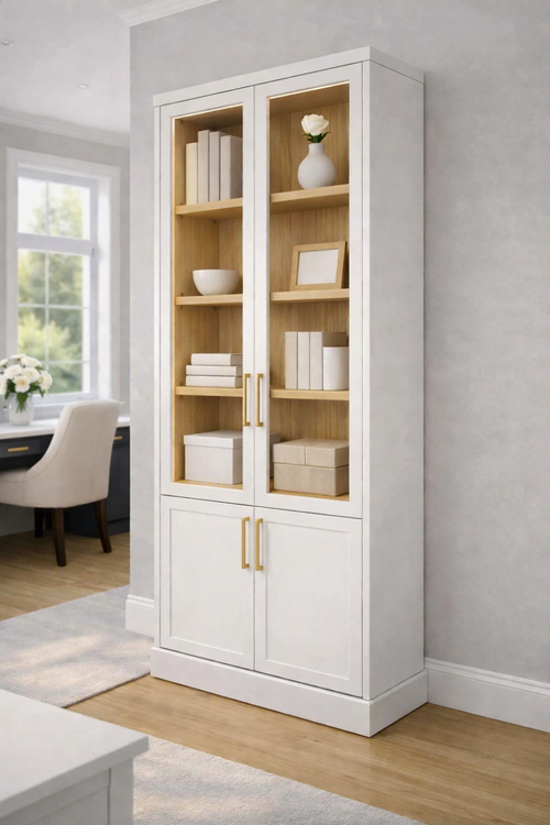The Celeste White Modern Bookshelf